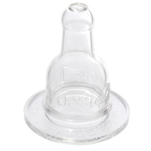 Tétine col étroit 2ème âge Silicone 3 vitesses, 2 tétines