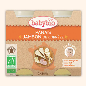Petit pot Menu - Panais & Jambon des Pays de Loire, 2x200g