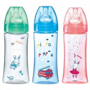 Biberon INITITATION+® 330ML Vert décoré