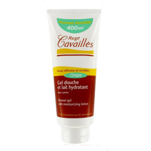 Roge Cavailles Gel douche et lait Hydratant au complexe lacté concentré - 400ml