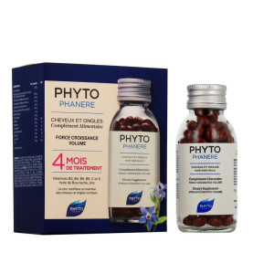 Phytophanère Force Croissance Cheveux et Ongles - 2x120 capsules