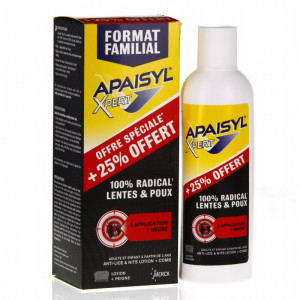 Apaisyl Xpert Anti-Poux et Lentes - 200ml + 50ml