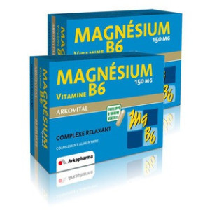 Arkovital Magnésium & Vitamine B6 - 2x60 gélules