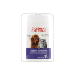 Clément Thékan Lingettes Nettoyantes - 40 Lingettes
