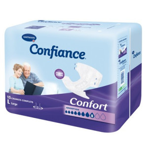 Confiance® Confort Absorption 8 G taille 3 Large - 15 pièces
