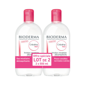 Créaline H2O Solution Micellaire - 2x500ml