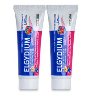 ELGYDIUM Dentifrice KIDS Grenadine - 2x50ml
