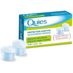 Protection Auditive en Silicone Translucide - 3 paires