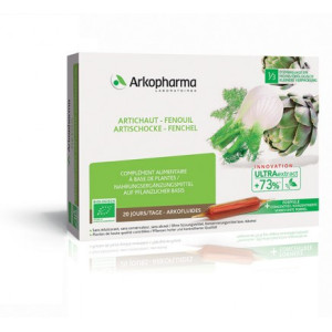  Arkofluides® Artichaut – Fenouil BIO - 20 ampoules