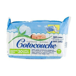 Cotocouche 1° Âge 100% Coton - 30 Couches