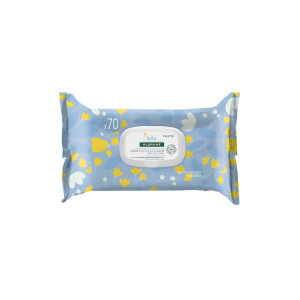 Lingettes Nettoyantes Douces - 70 Lingettes