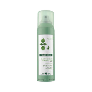 Klorane Shampoing Sec Séborégulateur à l'Extrait d'Ortie Cheveux gras - 150 ml