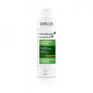 Vichy Dercos Shampoing Traitant Anti-Pelliculaire Cheveux Secs - 200 ml
