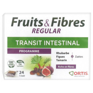 Ortis Fruits & Fibres Regular - 24 Cubes 