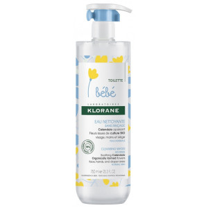 Klorane Bébé Eau Nettoyante sans Rinçage - 750ml