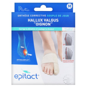 Epitact Hallux Valgus Oignon Orthèse Corrective Jour - Taille : M