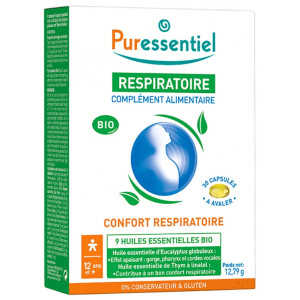 Puressentiel Respiratoire Complément Alimentaire Bio - 30 Capsule