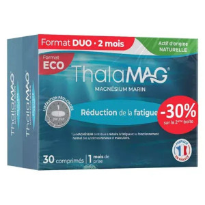 Thalamag Magnésium Marin Équilibre Intérieur Libération Prolongée - Lot de 2x30 Comprimés