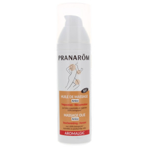 Pranarôm Aromalgic Huile De Massage Dos Cuisses Mollets Bio - 100ml 
