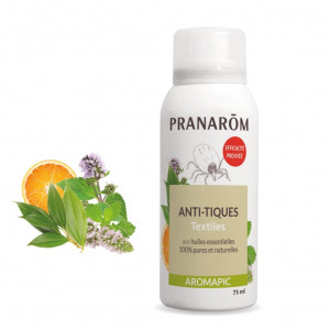 Pranarôm Aromapic Spray Anti-Tiques Textiles - 75ml