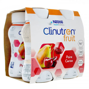 Clinutren Fruit saveur poire cerise - 4x200ml