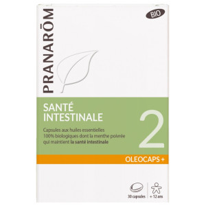 Pranarôm Oléocaps+ 2 Santé Intestinale Bio - 30 Capsules