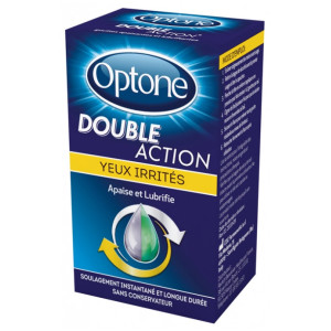Optone Double Action Yeux Irritées - 10ml