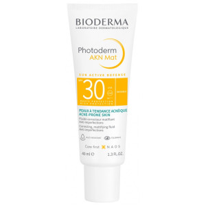 Bioderma Photoderm AKN Mat SPF 30 fluide solaire matifiant - 40ml
