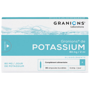 Granions de Potassium - 30 Ampoules
