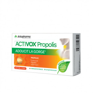 Arkopharma Activox Propolis miel citron - 20 comprimés