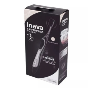 Inava Hybrid Timer Brosse à Dents Electrique Edition Limitée Couleur : Noir - 1 unité
