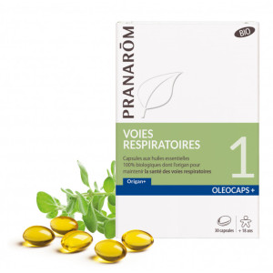 Pranarom Oléocaps 1 Voies Respiratoires BIO 