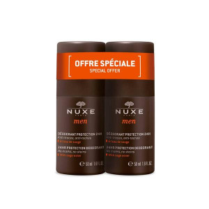 Nuxe Men Déodorant Protection 24H Anti-traces - 2x50ml 