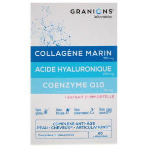 Granions Collagène Marin Acide Hyaluronique Coenzyme Q10 - 60 Comprimés