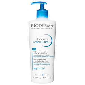 Bioderma Atoderm Crème Ultra Crème Hydratante Ultra-Nourrissante - 500 ml