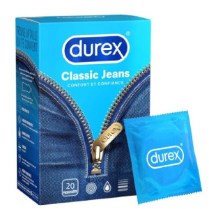Durex Classic Jeans - 20 préservatifs 