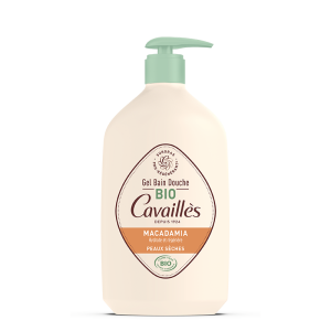 ROGE CAVAILLES Gel Bain Douche Certifié Bio Huile de Macadamia - 1L