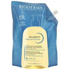 Bioderma Atoderm Huile de Douche Éco-Recharge - 1 Litre