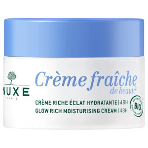 Nuxe Crème Fraîche de Beauté Crème Riche Éclat Hydratante 48H Bio - 50 ml