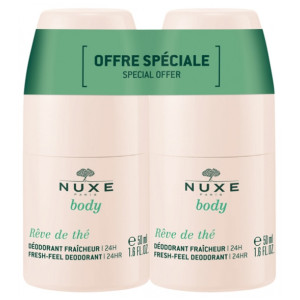 Nuxe Body Rêve de Thé Déodorant Fraîcheur 24H - Lot de 2 x 50 ml