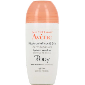 Avène Body Déodorant Roll-On 24h Peau Sensible - 50ml