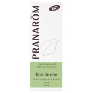 Pranarôm Huile Essentielle Bois de Rose (Aniba rosaeodora ssp amazonica) Bio - 10 ml