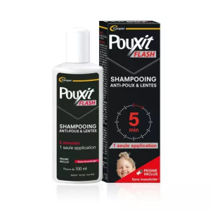 Pouxit Flash Shampoing anti-poux et lentes - 100ml