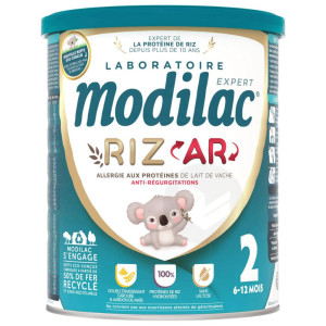 Modilac Expert Riz AR lait 2ème âge - 800g