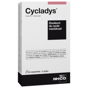 NHCO Cycladys Douleurs du Cycle Menstruel - 45 Comprimés