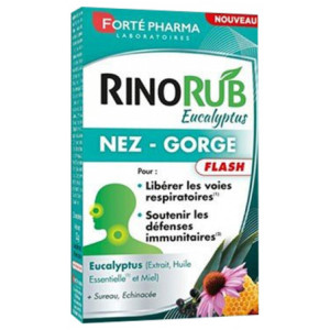 Forté Pharma RinoRub Nez-Gorge - 15 Comprimés
