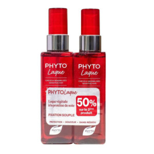 Phyto Phytolaque Soie Laque Végétale Fixation Naturelle - Lot De 2 x 100 ml