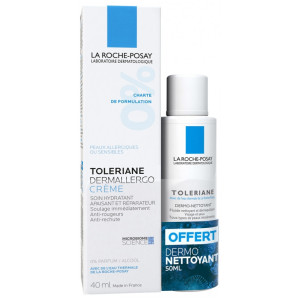 La Roche-Posay Tolériane Dermallergo Crème 40 ml + Dermo-Nettoyant 50 ml Offert