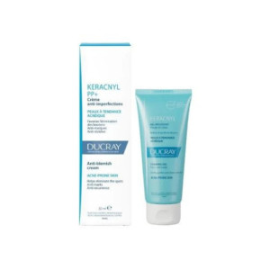 Ducray Keracnyl PP+ crème anti-imperfections 30ml + Keracnyl Gel moussant 40ml Offert