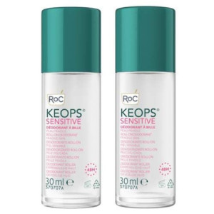 RoC KEOPS Déodorant à Bille Peau Sensible - 2x30ml